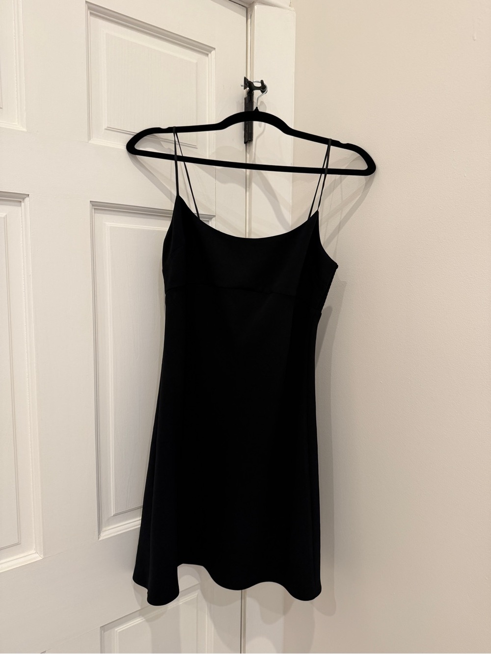 Aritzia Wilfred Foxley Black Dress with Spaghetti Straps